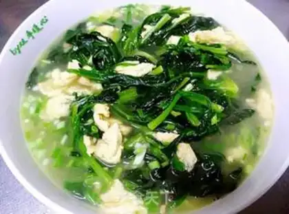 Make spinach omelet soup step 14