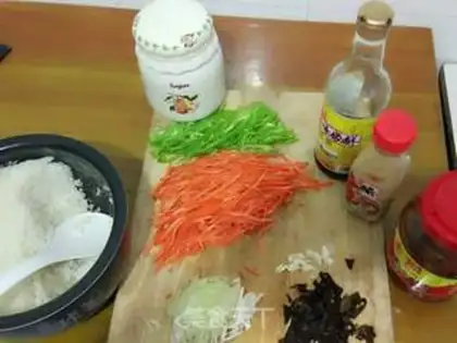 Make Fish fried rice step 0