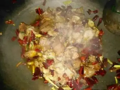 Make Dry pot carrots step 3