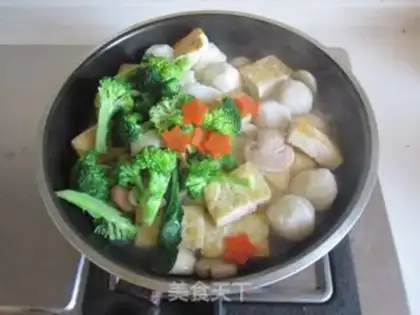 Make Tofu-coated poaching fish step 8