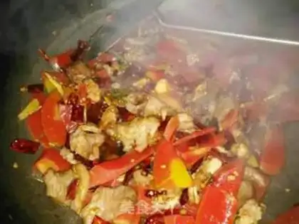 Make Dry pot carrots step 5