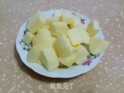 Make Apple rice porridge step 3