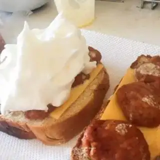 Make Cloud cheese toast step 1