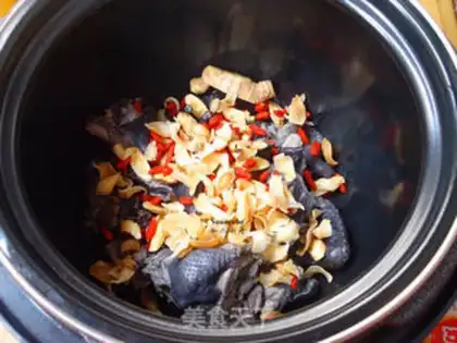Make Four color chicken soup step 4