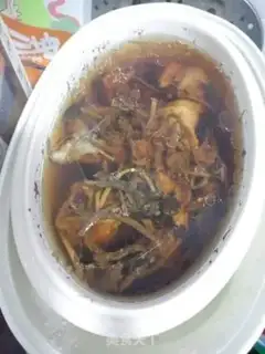 Make Tea, mushroom, fan soup step 5