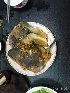 Make Burned salmon head step 3