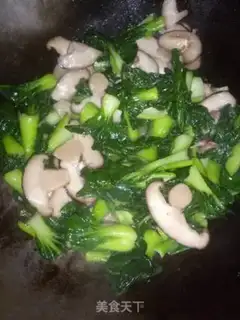 Make Mushroom greens step 3
