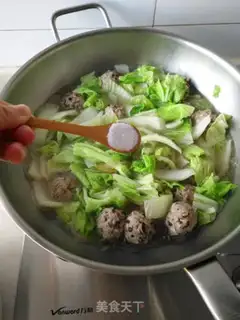 Make Frozen meatball cabbage step 10