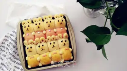 Make ♪ Super cute rabbit squeezes bread ♪ step 16