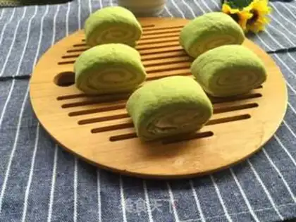 Make Double-coloured buns step 9