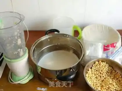 Make Home-made mercuric tofu step 1