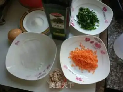Make No sugar, no salty vegetable cake step 0