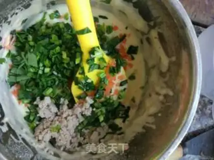 Make No sugar, no salty vegetable cake step 5