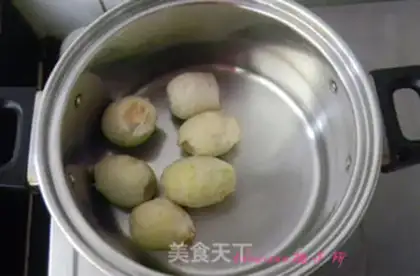 Make Milk and fragrance soup step 2