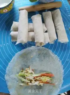 Make Spring rolls step 0