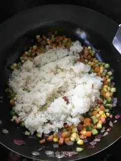 Make Five-colored rice step 4