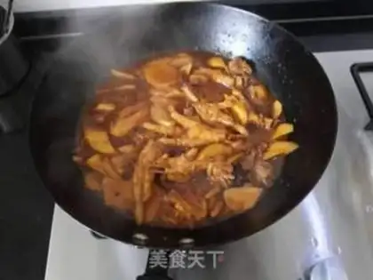 Make Fry chicken and rice step 2