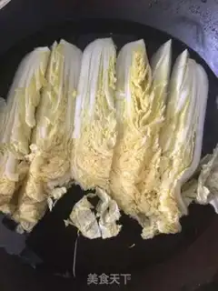 Make The cabbage and flowers step 1