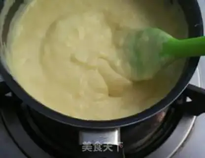 Make Japanese soya mango box cake step 5