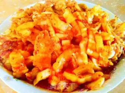 Make Hot cabbage makes meat step 5