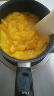 Make Japanese soya mango box cake step 9