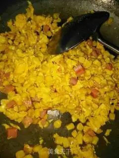 Make Corn eggs step 4