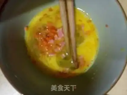 Make Sausage carrot chicken cake step 1