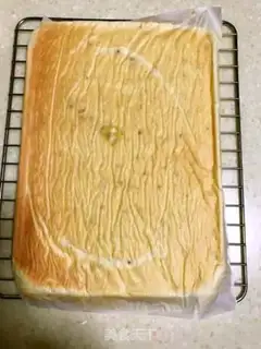 Make Banana cake roll step 15