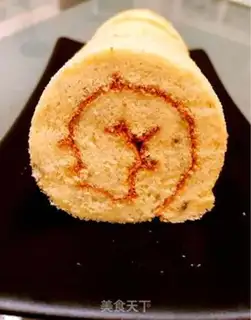 Make Banana cake roll step 17