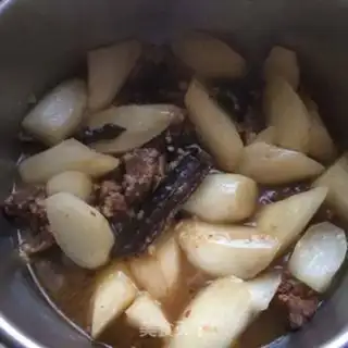 Make A broad radish cow step 10