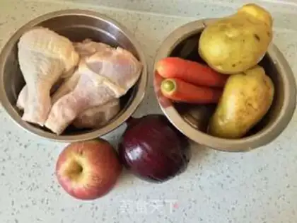 Make Thai golden chicken curry step 0