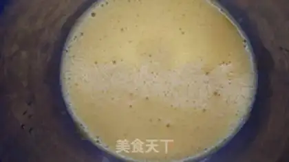 Make Dragon cat black sesame ricin cake step 1