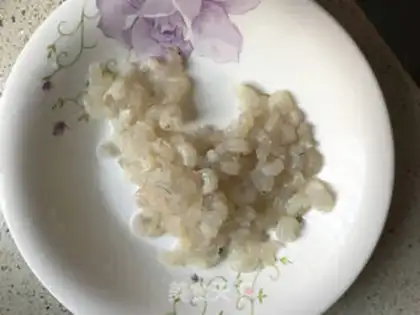 Make Shrimp green dumplings step 2