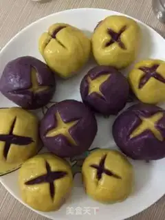 Make Flower buns step 11
