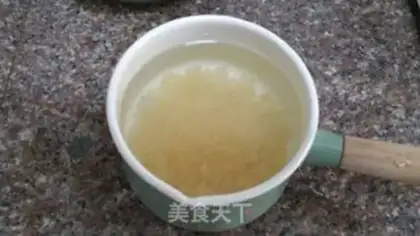 Make Soap melon silver eardrum step 1