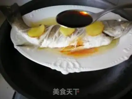 Make Steamed sea bass step 6