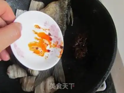 Make Bean petals for fish step 6