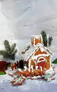 Make The fairytale gingercake house step 17