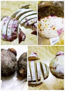 Make Potato button meat step 0