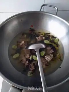 Make Sour beef casserole rice line step 6