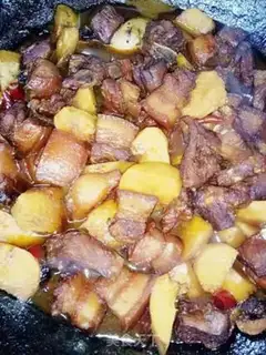 Make Potatohead red meat step 7