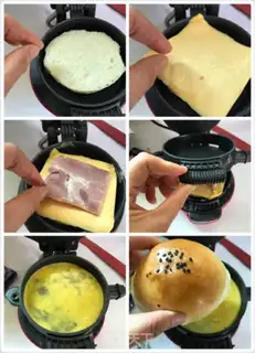 Make Quick-hand burger step 2