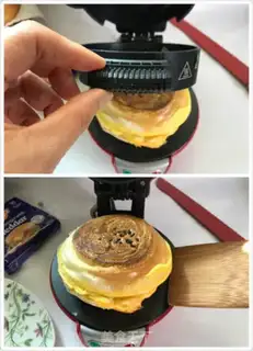 Make Quick-hand burger step 4