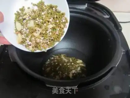 Make Green bean rice lily step 2