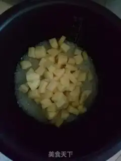 Make Sausage potato rice step 1