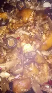 Make The mushrooms dry pig hands step 6