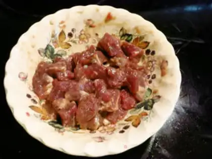 Make Beef grain step 0