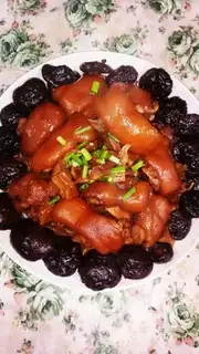 Make The mushrooms dry pig hands step 10