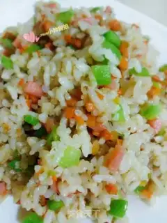 Make Pyramid carrots, sausage and rice step 5