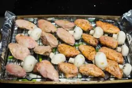 Make Double-coloured wings step 1